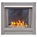 Slate Gray Ceramic Fiber Brick Panel for 450 Series Outdoor Fireplace Insert - Model