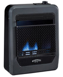 Bluegrass Living Propane Gas Vent Free Blue Flame Gas Space Heater With Base Feet - 10,000 BTU, T-Stat Control - Model
