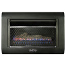 Duluth Forge Dual Fuel Ventless Linear Wall Gas Fireplace With Log - 26,000 BTU, T-Stat Control - Model