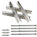 Avenger CBRK-1 Universal BBQ Burner Repair Kit Includes Stainless Heat Plate Tent Shields, Grill Burners and Adjustable Crossover Tubes - Replacement for Char-Broil Performance 475 4 Burner 463673517, 463673017, 463376018P2, 463376117 Gas Grills