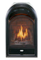Duluth Forge Dual Fuel Ventless Gas Fireplace Insert - 15,000 BTU, T-Stat Control, Brick Liner - Model# FDF150T