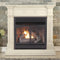 Duluth Forge Dual Fuel Ventless Gas Fireplace With Mantel - 32,000 BTU, T-Stat Control, Antique White Finish - Model# DFS-400T-2AW