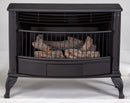 ProCom Ventless Dual Fuel Gas Stove - 25,000 BTU, Remote Control, Black Finish - Model