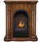 Bluegrass Living Vent Free Propane Gas Fireplace System - 10,000 BTU, T-Stat Control, Light Maple Finish - Model# B100TP-FLM