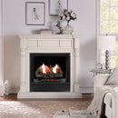 Duluth Forge Ventless Natural Gas Log Set - 24 in. Split Bark, 33,000 BTU, Manual Control - Model