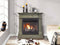 Duluth Forge Dual Fuel Ventless Gas Fireplace With Mantel - 32,000 BTU, T-Stat Control, Slate Gray Finish - Model# DFS-400T-2GR