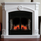 ProCom Full Size Deluxe Electric Fireplace With Remote Control - White Finish, Model# SFE32RE1-W