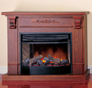 ProCom Deluxe Full Size Electric Fireplace With Remote Control - Dark Oak Finish, Model