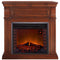 Duluth Forge Full Size Electric Fireplace - Remote Control, Chestnut Oak Finish - Model# EL1350-1-CO