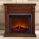 Duluth Forge Full Size Electric Fireplace - Remote Control, Auburn Cherry Finish - Model