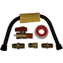 24in. Universal Gas Appliance Hook-up Kit - Black Finish - Model