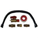 18in. Whisper Free Universal Gas Appliance Hook-up Kit - Black Finish - Model