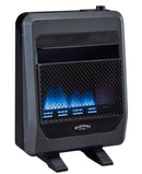 Bluegrass Living Propane Gas Vent Free Blue Flame Gas Space Heater With Blower and Base Feet - 20,000 BTU, T-Stat Control - Model