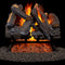 Duluth Forge Vented Natural Gas Fireplace Log Set - Size_18 in., 45,000 BTU, Match Light, Heartland Oak - Model# FNVL18-1