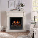 Duluth Forge Ventless Dual Fuel Gas Log Set - 24 in. Berkshire Split Oak, 33,000 BTU, Remote Control - Model