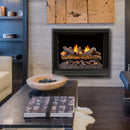 Duluth Forge Ventless Dual Fuel Gas Log Set - 30 in. Berkshire Split Oak, 33,000 BTU, Remote Control - Model