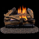 Duluth Forge Ventless Natural Gas Log Set - Size_18 in. Split Red Oak, 30,000 BTU, Manual Control - Model