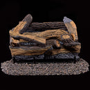 Duluth Forge Vent Free Dual Fuel Log Set - Size_18 in. Split Red Oak, 30,000 BTU, T-Stat Control - Model