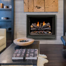 Duluth Forge Ventless Dual Fuel Log Set - 30 in. Stacked Red Oak, 33,000 BTU, T-Stat Control - Model