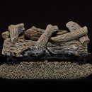 Bluegrass Living Vent Free Natural Gas Log Set - 24 Inch Traditional Oak, 32,000 BTU, Remote Control - Model