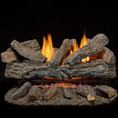 Bluegrass Living Vent Free Natural Gas Log Set - 30 Inch Traditional Oak, 32,000 BTU, Remote Control - Model