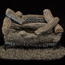 Bluegrass Living Vent Free Propane Gas Log Set - 18 Inch Traditional Oak, 30,000 BTU, Remote Control - Model