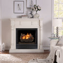 Bluegrass Living Vent Free Propane Gas Log Set - 18 Inch Traditional Oak, 30,000 BTU, Remote Control - Model