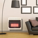 ProCom Heating Propane Gas Vent Free Infrared Gas Space Heater - 28,000 BTU, T-Stat Control - Model