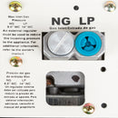 HearthSense Reconditioned Dual Fuel Ventless Infrared Plaque Heater with Base and Blower - 30,000 BTU, T-Stat Control - Model