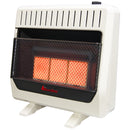 HearthSense Reconditioned Dual Fuel Ventless Infrared Plaque Heater with Base and Blower - 30,000 BTU, T-Stat Control - Model