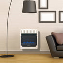 ProCom Heating Natural Gas Vent Free Blue Flame Gas Space Heater - 20,000 BTU, T-Stat Control - Model