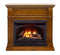 ProCom Dual Fuel Ventless Gas Fireplace - 26,000 BTU, T-Stat Control, Apple Spice Finish - Model# FBNSD28T-J-AS
