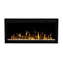 Bluegrass Living Slimline 36 Inch Wall Mount and Recessed Electric Fireplace - Model