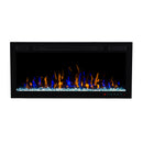Bluegrass Living Slimline 36 Inch Wall Mount and Recessed Electric Fireplace - Model
