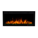 Bluegrass Living Slimline 36 Inch Wall Mount and Recessed Electric Fireplace - Model