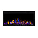 Bluegrass Living Slimline 36 Inch Wall Mount and Recessed Electric Fireplace - Model