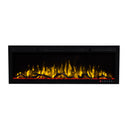 Bluegrass Living Slimline 50 Inch Wall Mount and Recessed Electric Fireplace - Model