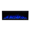 Bluegrass Living Slimline 50 Inch Wall Mount and Recessed Electric Fireplace - Model