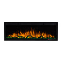 Bluegrass Living Slimline 50 Inch Wall Mount and Recessed Electric Fireplace - Model
