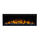 Bluegrass Living Slimline 50 Inch Wall Mount and Recessed Electric Fireplace - Model