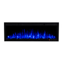 Bluegrass Living Slimline 50 Inch Wall Mount and Recessed Electric Fireplace - Model