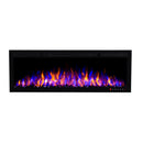 Bluegrass Living Slimline 50 Inch Wall Mount and Recessed Electric Fireplace - Model