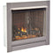 Duluth Forge Outdoor Fireplace Insert With Concrete Log Set and Sandstone Brick Fiber Liner - Model# DF450SS-L-S
