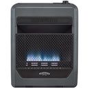 Bluegrass Living Natural Gas Vent Free Blue Flame Gas Space Heater With Blower and Base Feet - 20,000 BTU, T-Stat Control - Model