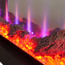 Bluegrass Living 50 Inch See Through Electric Fireplace - Model