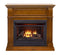 Duluth Forge Dual Fuel Ventless Gas Fireplace With Mantel - 26,000 BTU, Remote Control, Apple Spice Finish - Model# DFS-300R-4AS