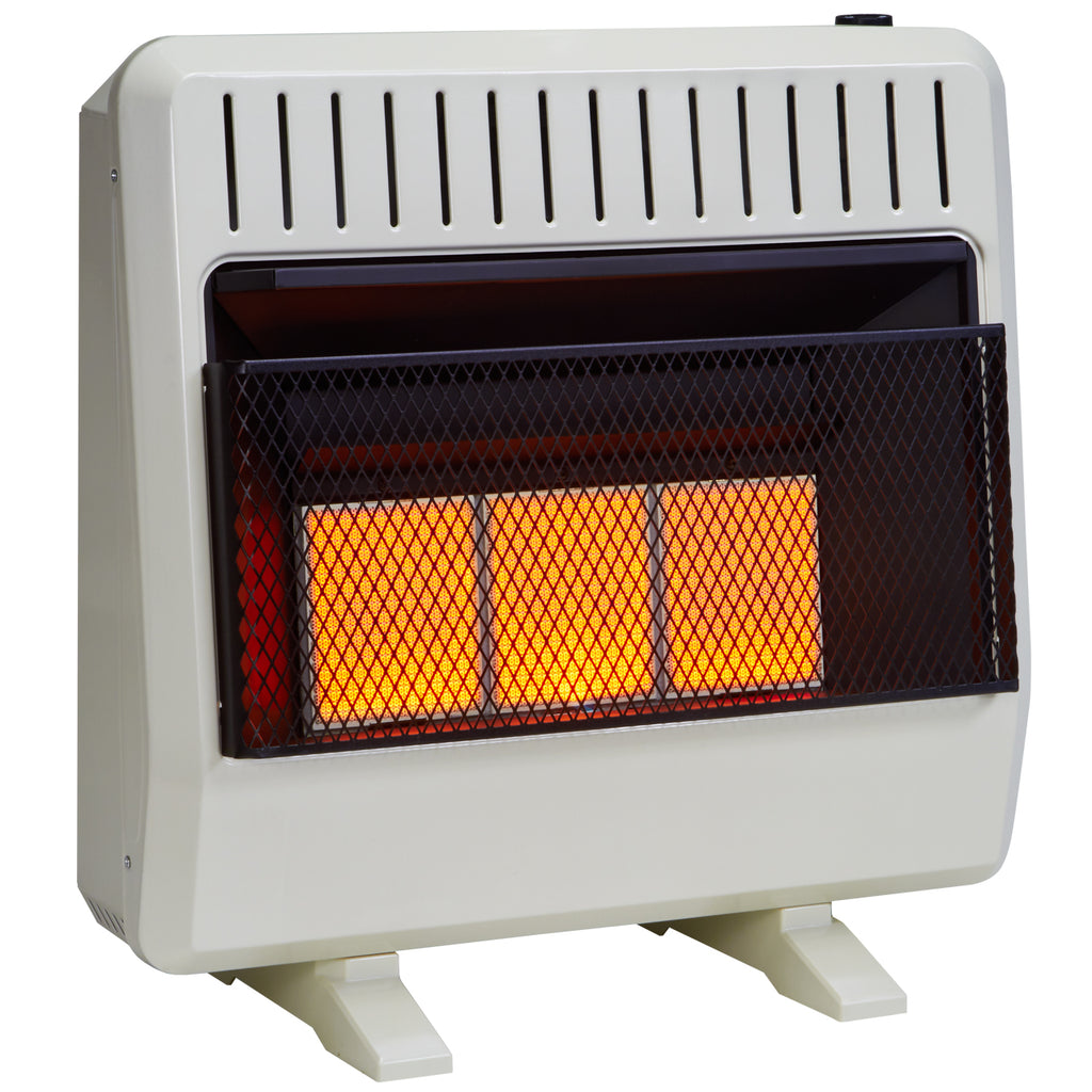 Avenger Dual Fuel Ventless Infrared Gas Space Heater With Blower