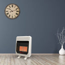 HearthSense Reconditioned Dual Fuel Ventless Infrared Plaque Heater with Base and Blower - 20,000 BTU, T-Stat Control - Model