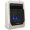 Lost River Natural Gas Ventless Blue Flame Gas Space Heater - 10,000 BTU, T-Stat Control - Model# LRT10B-NG