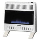 ProCom Dual Fuel Ventless Blue Flame Gas Space Heater With Blower and Base Feet - 30,000 BTU, T-Stat Control - Model